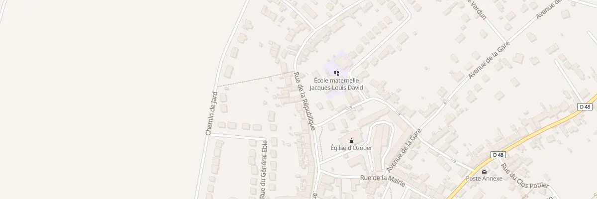Plan du 39 Rue de la République à Ozouer-le-Voulgis