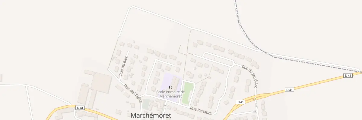 Plan du 17 Rue du Vivier à Marchémoret