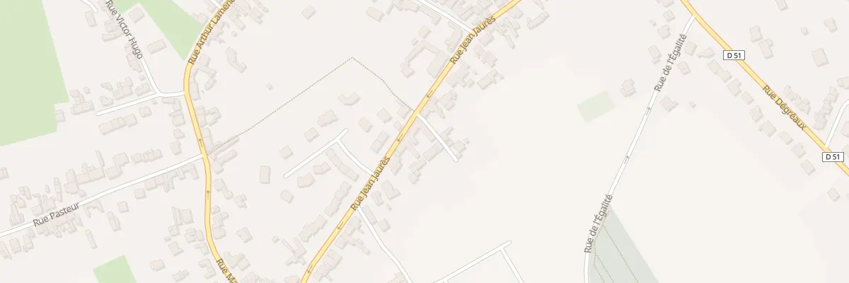 Plan du 51 Rue Jean Jaures à Givenchy-en-Gohelle