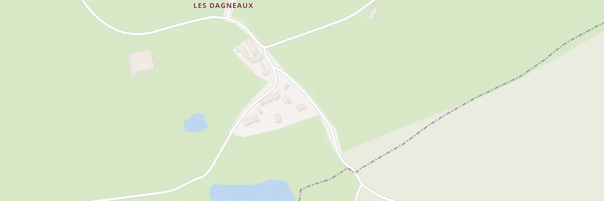 Plan du 9 Les Dagneaux à La Crouzille
