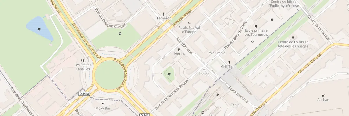 Plan du 3 Rue de la Fontaine Rouge à Chessy