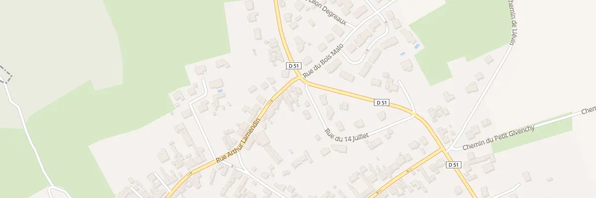 Plan du 46 Rue Arthur Lamendin à Givenchy-en-Gohelle