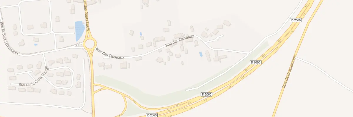 Plan du 250 Rue des Closeaux à Amilly