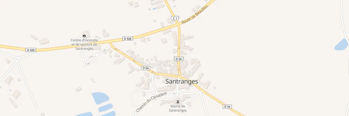 Plan du 7 Rue du Val-de-loire à Santranges