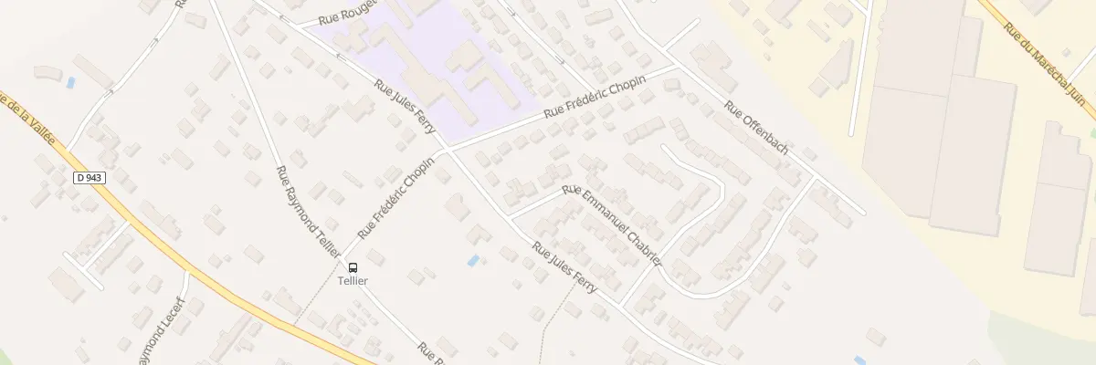 Plan du 47 Rue Emmanuel Chabrier à Amilly