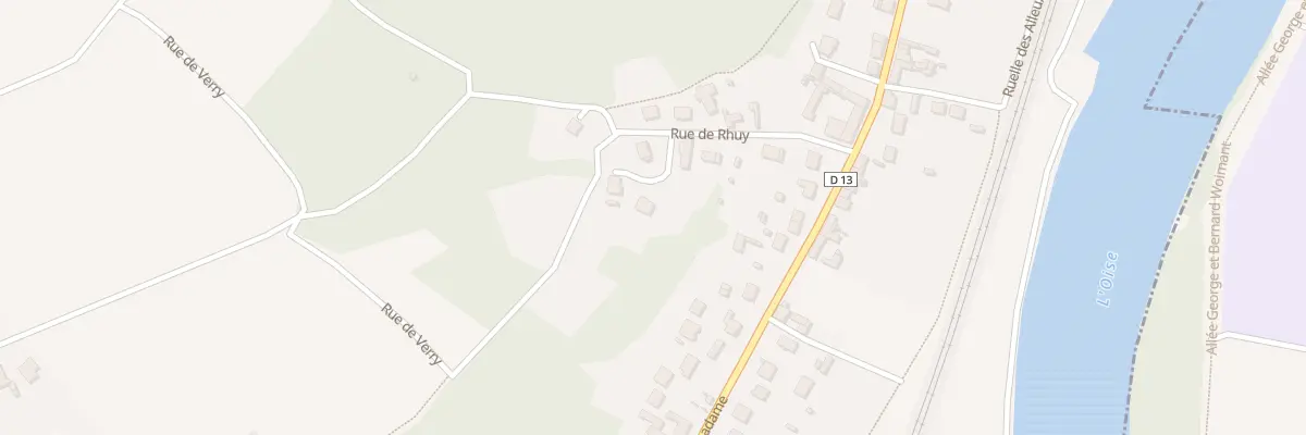 Plan du 143 Rue de Rhuy à Jaux