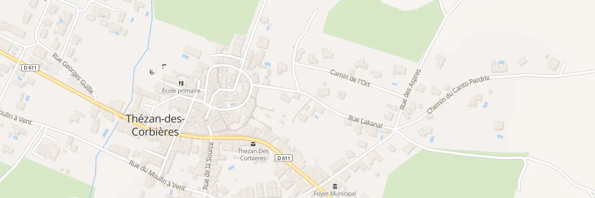 Plan du 4 Rue lakanal à Thézan-des-Corbières