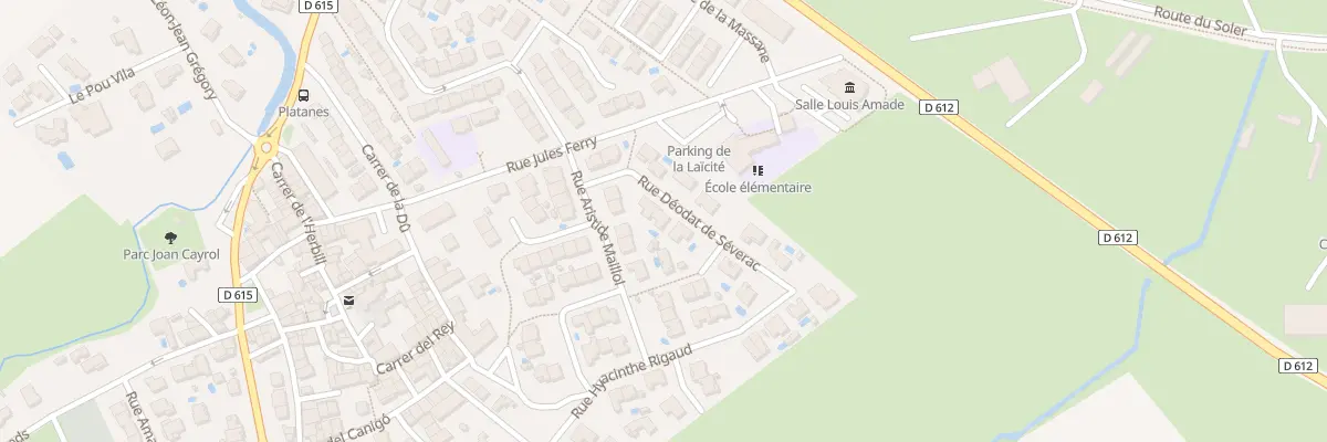 Plan du 4 Rue Déodat de Severac à Llupia