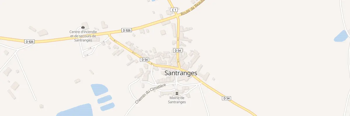 Plan du 3 Rue du Val-de-loire à Santranges