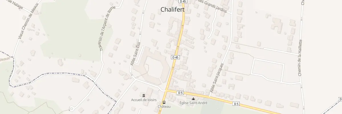Plan du 1 Rue Charles Vaillant à Chalifert