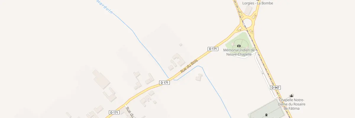 Plan du 392 Rue du Bois à Richebourg