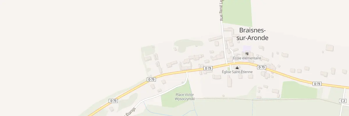 Plan du 9 Rue Principale à Braisnes-sur-Aronde