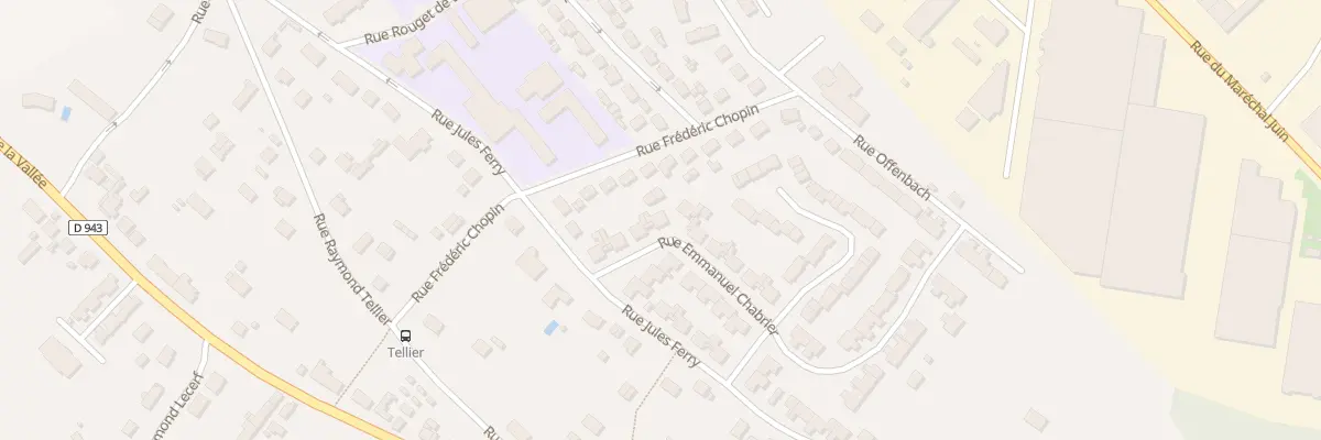 Plan du 53 Rue Emmanuel Chabrier à Amilly