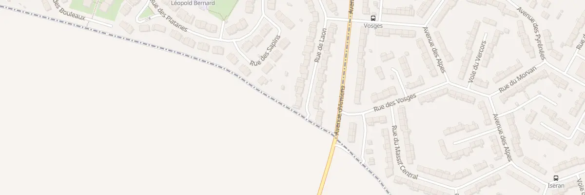 Plan du 134 Rue de Laon à Achicourt