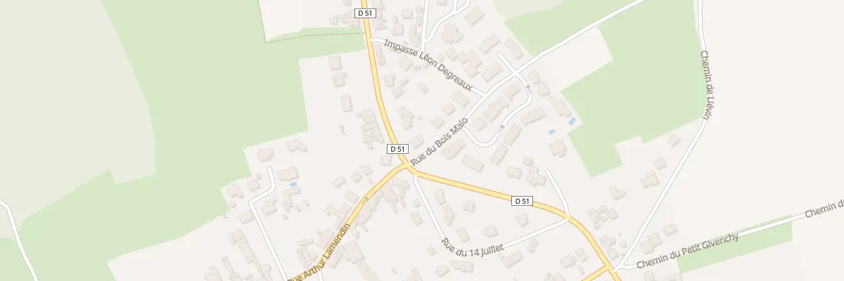 Plan du 31 Rue Degreaux à Givenchy-en-Gohelle