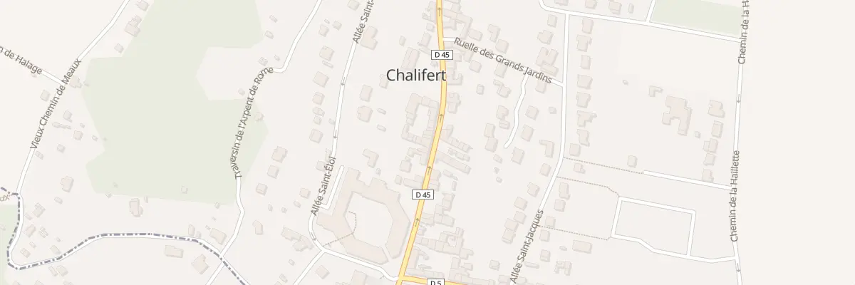 Plan du 11 Rue Charles Vaillant à Chalifert