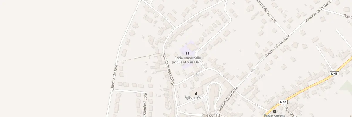 Plan du 20 Rue de la République à Ozouer-le-Voulgis