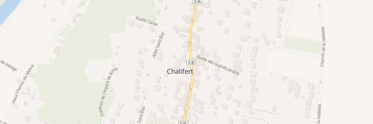 Plan du 25 Rue Charles Vaillant à Chalifert
