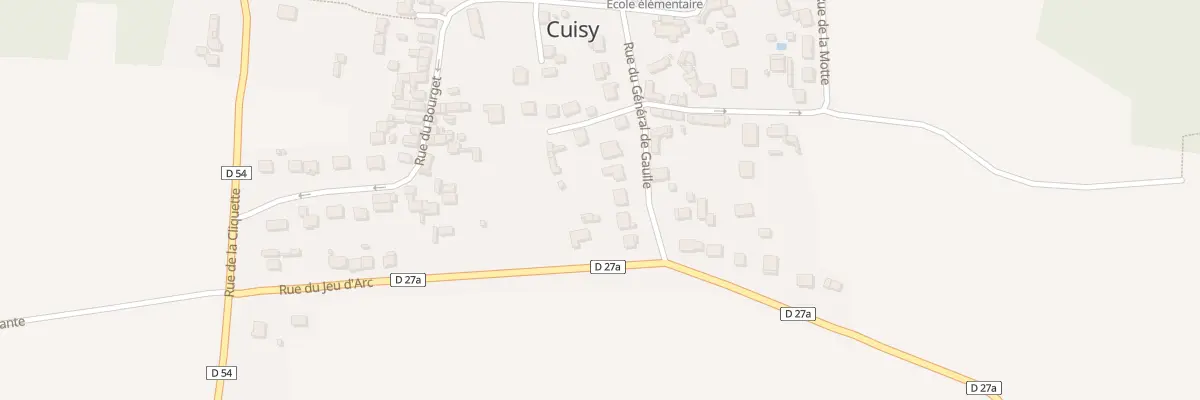 Plan du 16 Rue du Général de Gaulle à Cuisy