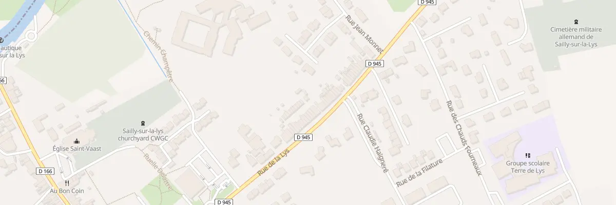 Plan du 1381 Rue de la Lys à Sailly-sur-la-Lys