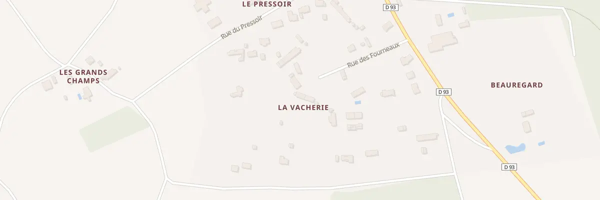 Plan du 296 La Vacherie à Conflans-sur-Loing