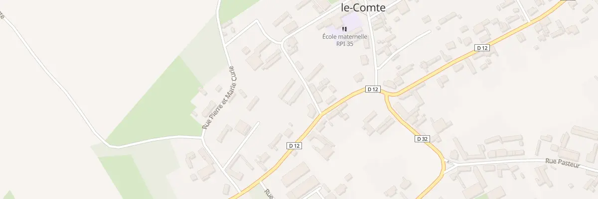 Plan du 1 Rue Clemenceau à Courcelles-le-Comte