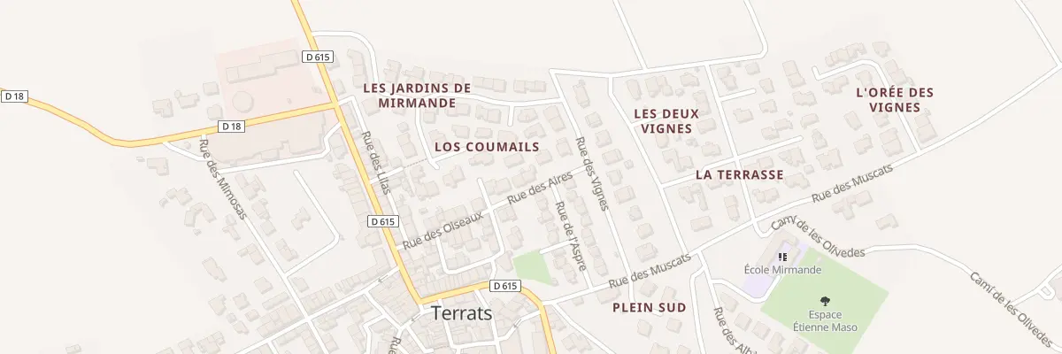 Plan du 5B Rue des Aires à Terrats