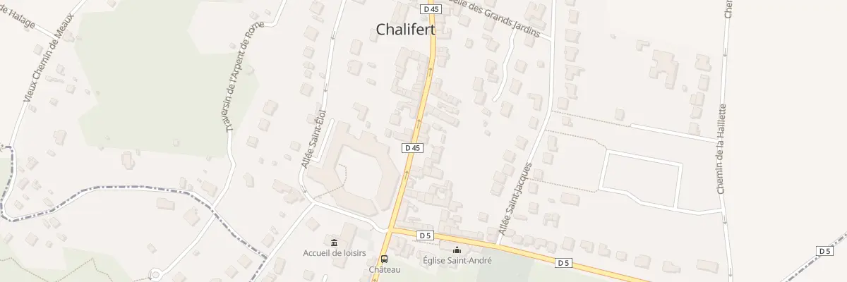 Plan du 18 Rue Charles Vaillant à Chalifert