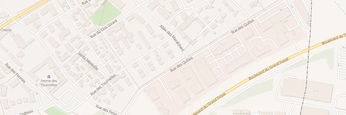 Plan du 44 Rue des Tournelles à Chessy