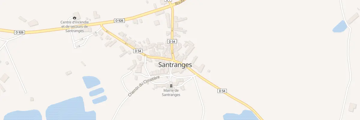 Plan du 6 Pl Saint Posen à Santranges