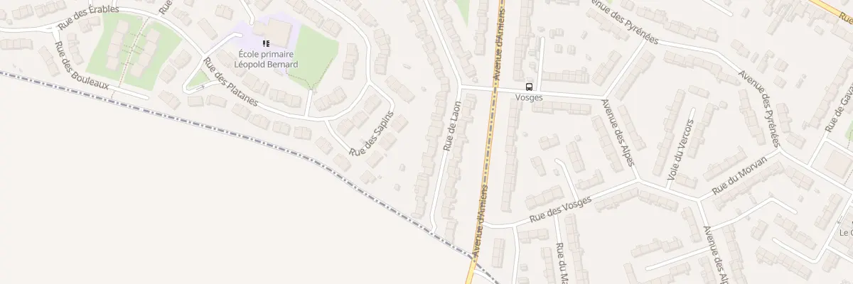 Plan du 122 Rue de Laon à Achicourt