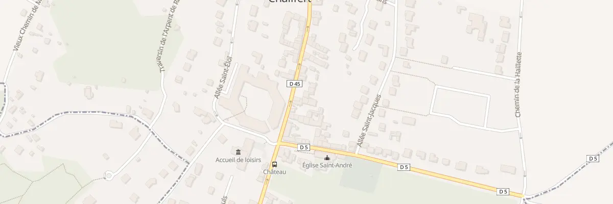 Plan du 8T Rue Charles Vaillant à Chalifert
