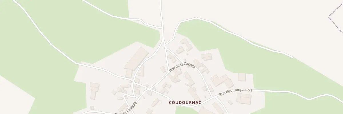 Plan du 5350 Coudournac à Bozouls