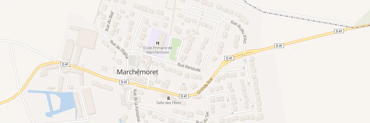 Plan du 2 Pl des Ecoles à Marchémoret