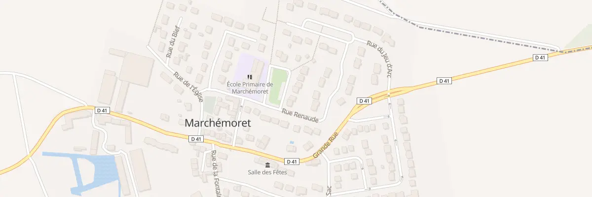 Plan du 4 Pl des Ecoles à Marchémoret
