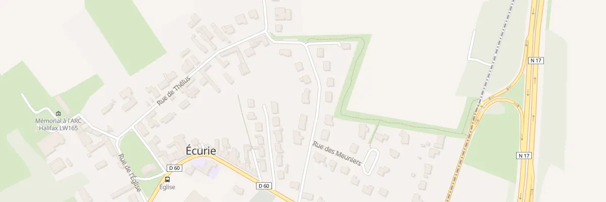 Plan du 23 Rue des Meuniers à Écurie