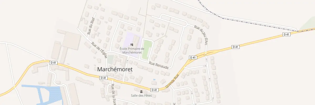 Plan du 6 Pl des Ecoles à Marchémoret