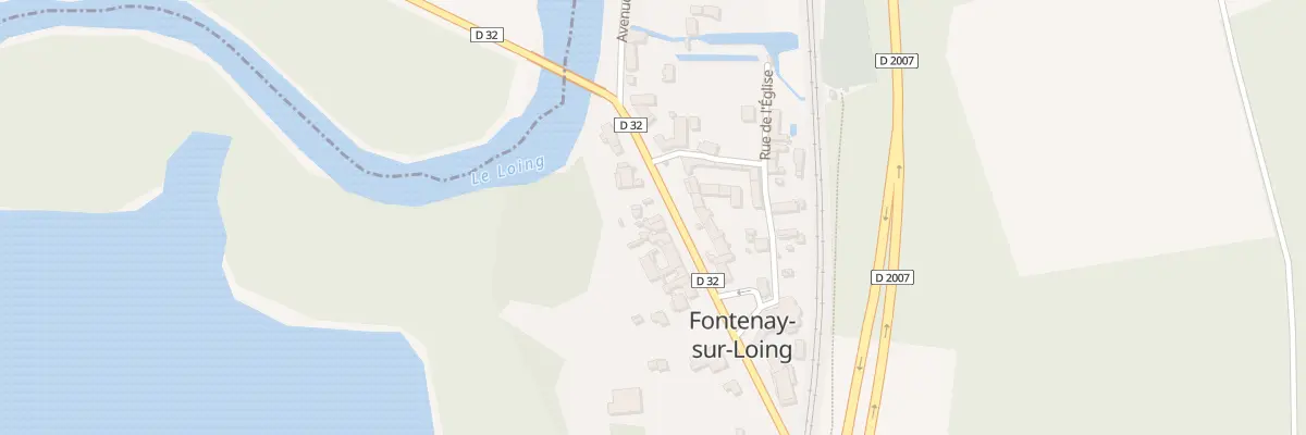Plan du 5015 Le Bourg à Fontenay-sur-Loing