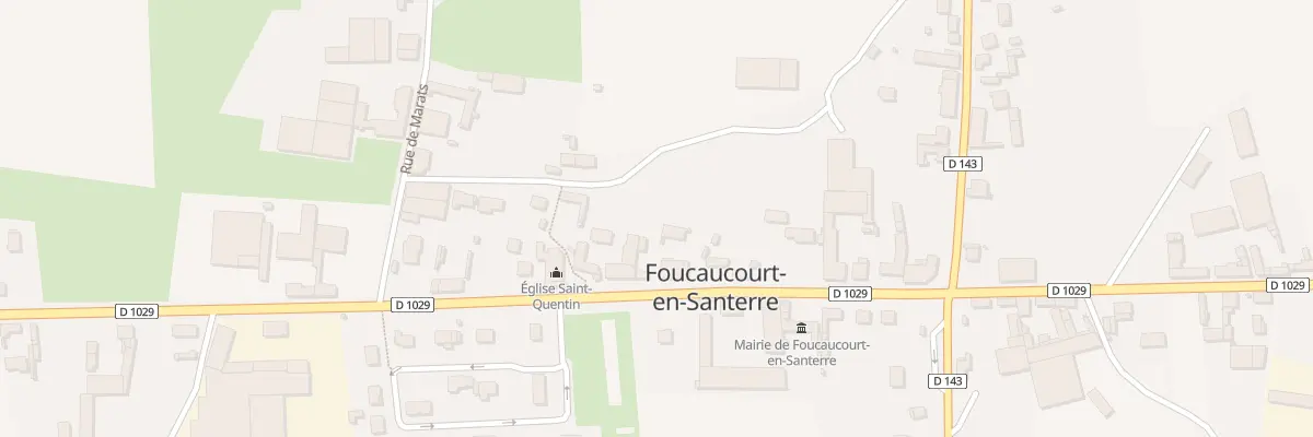 Plan du 14 Chs Brunehaut à Foucaucourt-en-Santerre