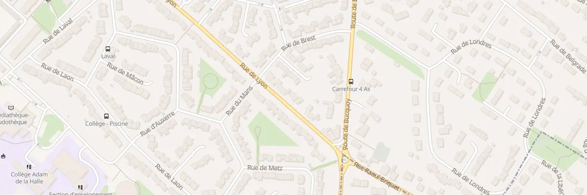 Plan du 15B Rue de Lyon à Achicourt