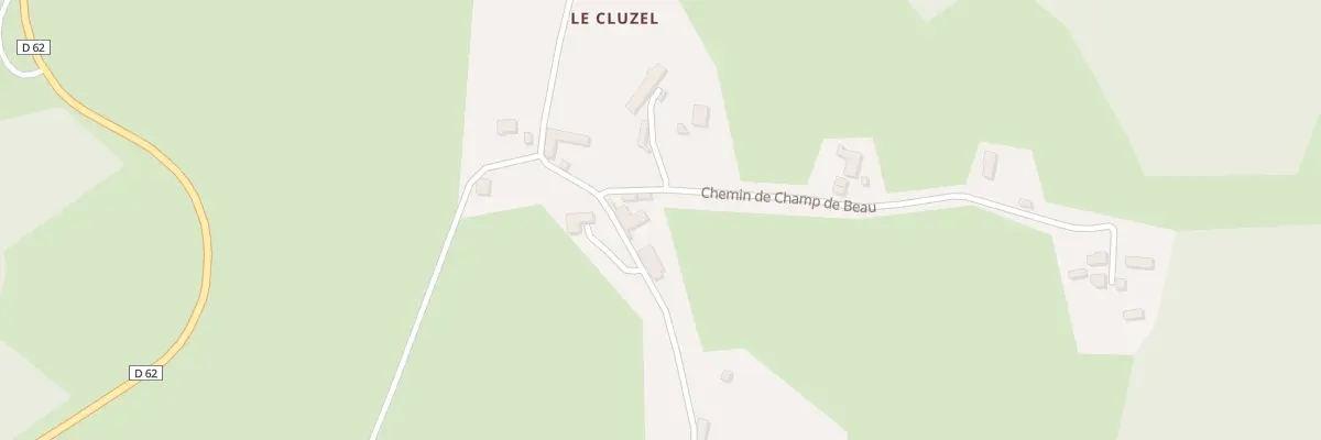 Plan du 5329 Cluzel Sud à Saint-Priest-des-Champs