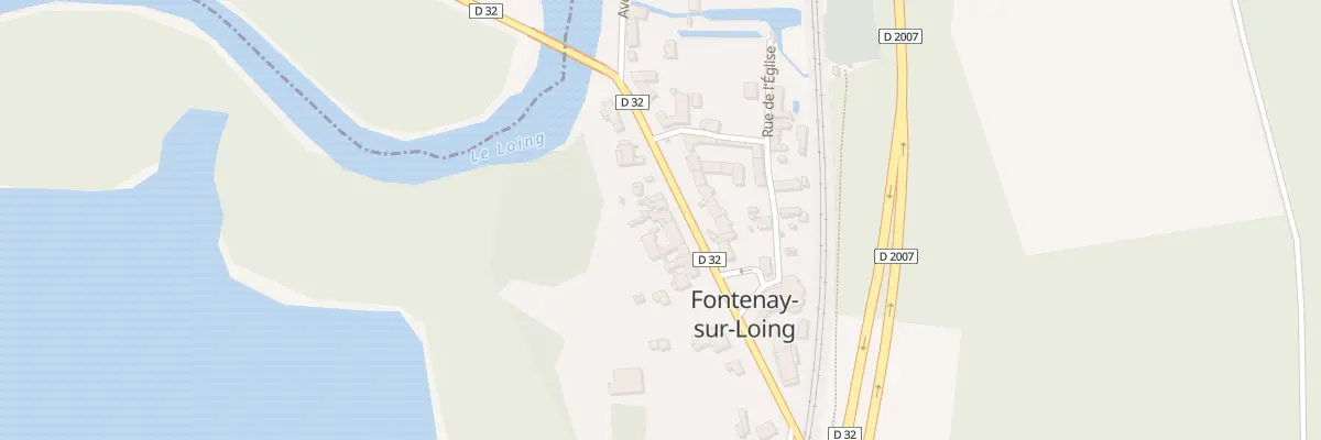 Plan du 19 Av de la République à Fontenay-sur-Loing