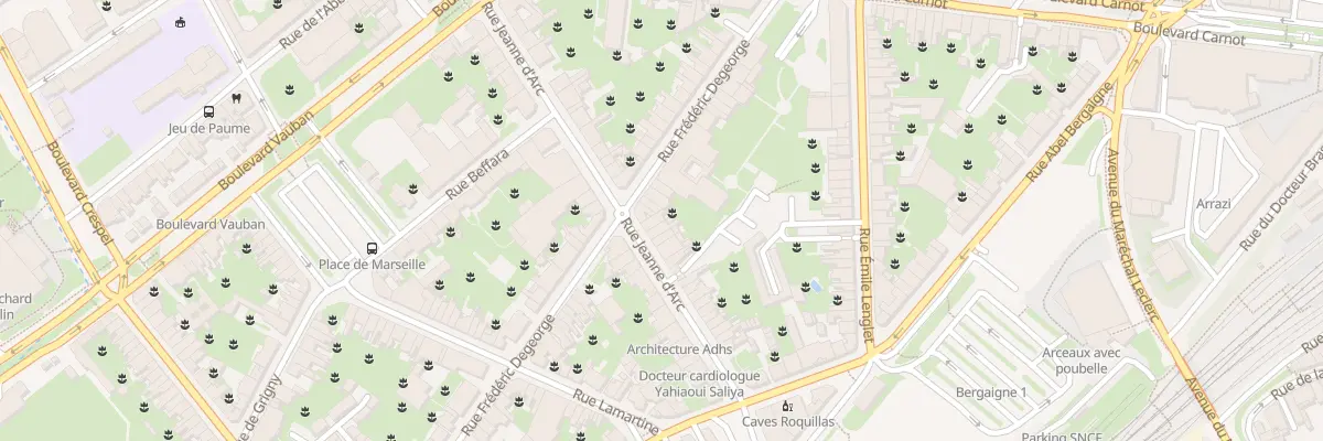 Plan du 27 Rue Jeanne d’Arc à Arras