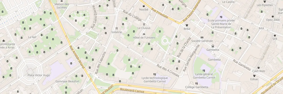 Plan du 16 Rue des Quatre Crosses à Arras