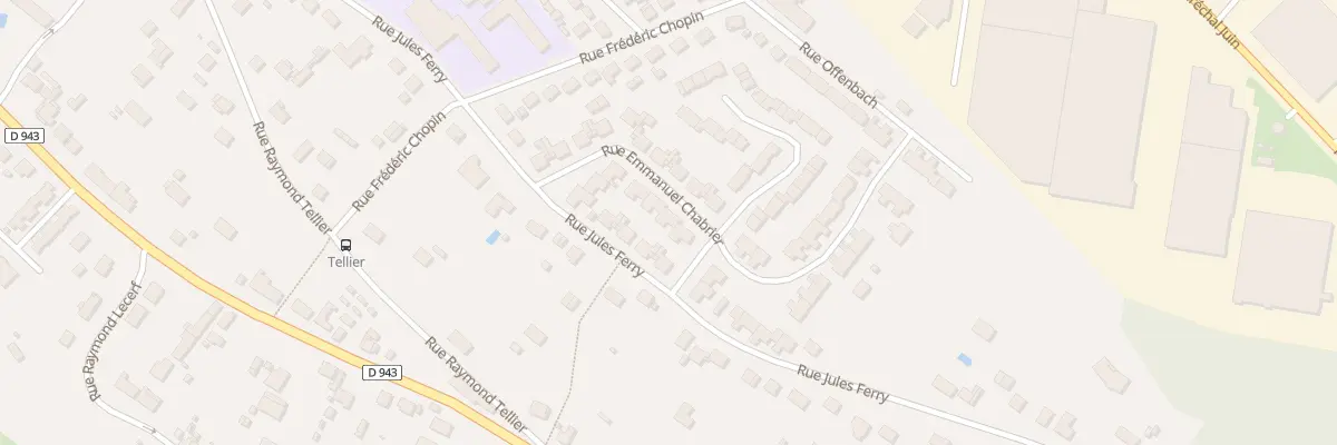 Plan du 122 Rue Emmanuel Chabrier à Amilly
