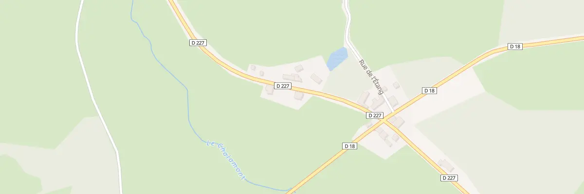Plan du 5047 Les Quatre Routes à Gouttières