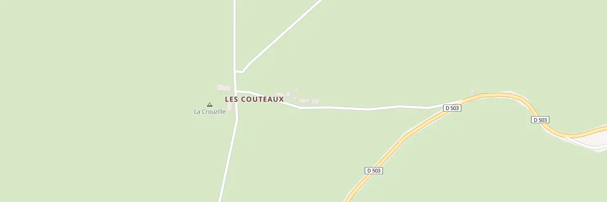 Plan du 1 Les Couteaux à La Crouzille
