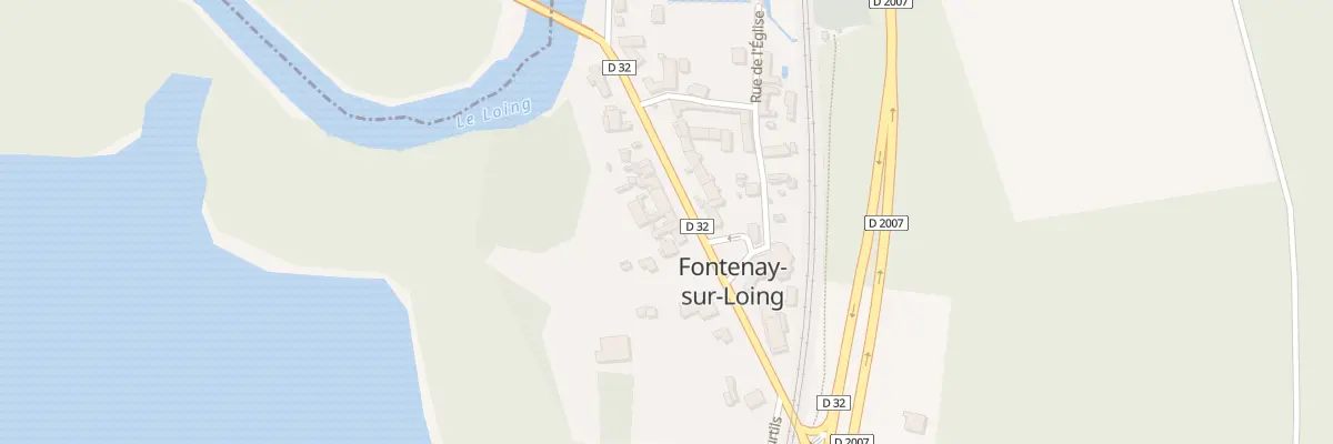 Plan du 5011 Le Bourg à Fontenay-sur-Loing