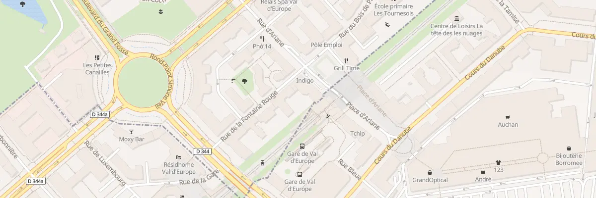 Plan du 2 Rue de la Fontaine Rouge à Chessy
