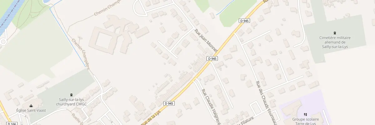 Plan du 1449 Rue de la Lys à Sailly-sur-la-Lys